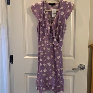 Floral wrap dress